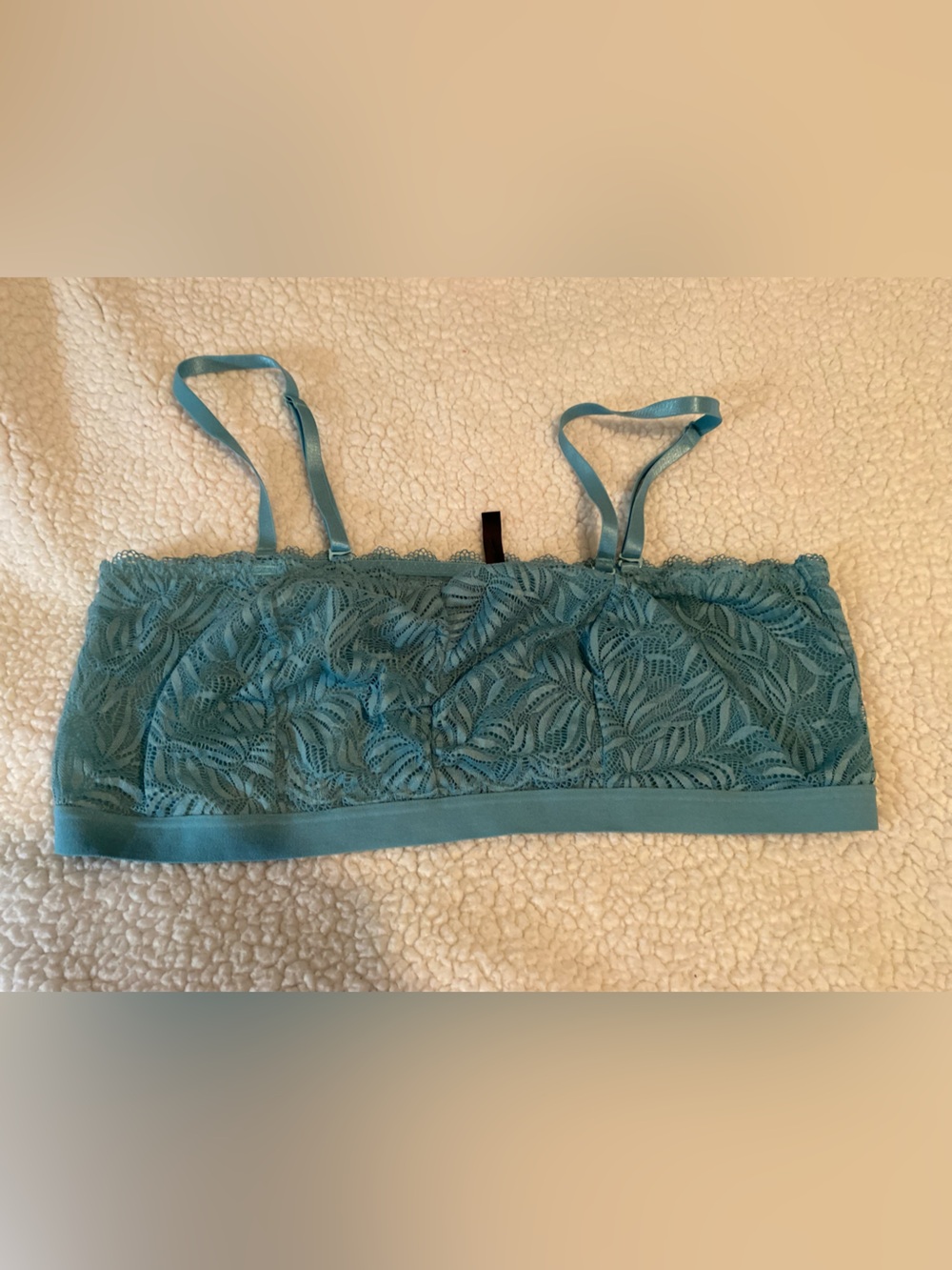 torrid turquoise lace bralette size 3